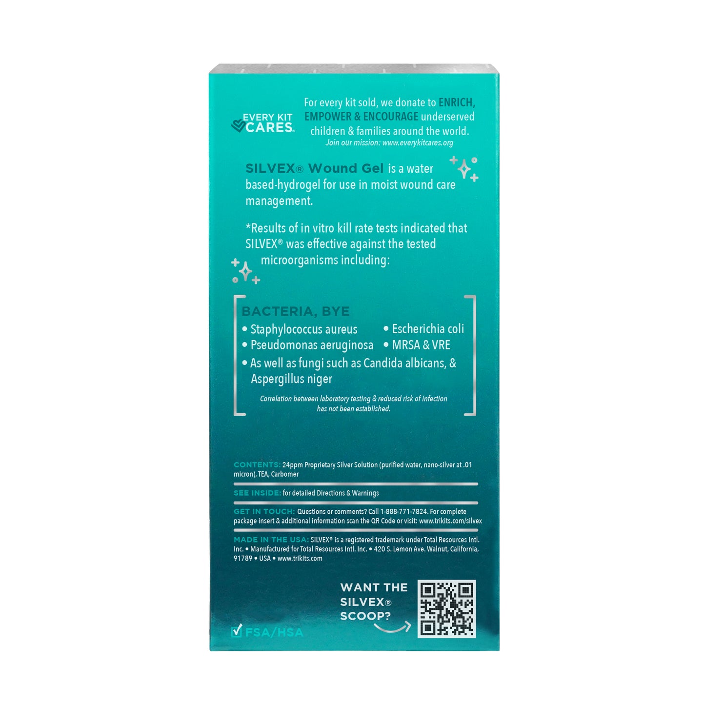 SILVEX® Wound Gel (0.50 oz)
