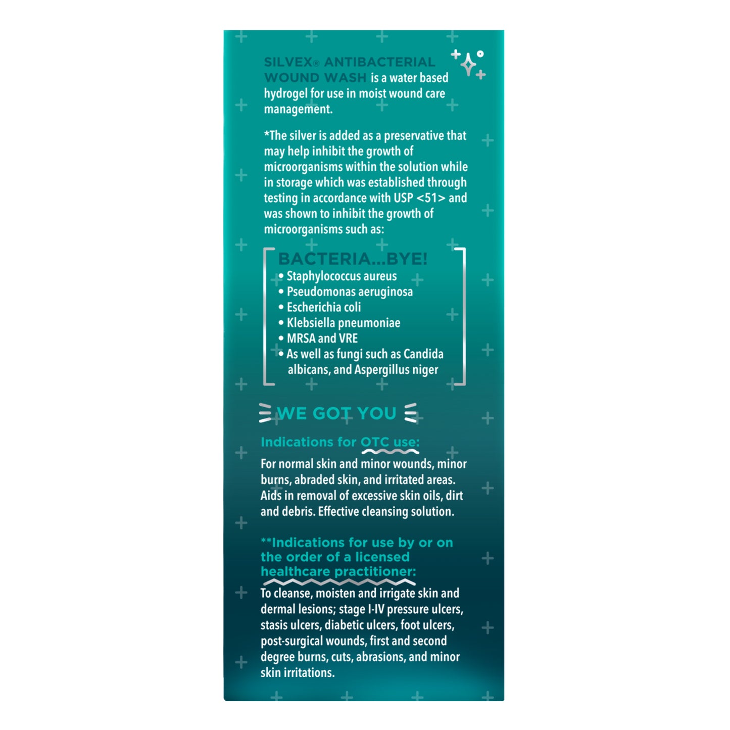 SILVEX® Antibacterial Nano Silver Wound Wash