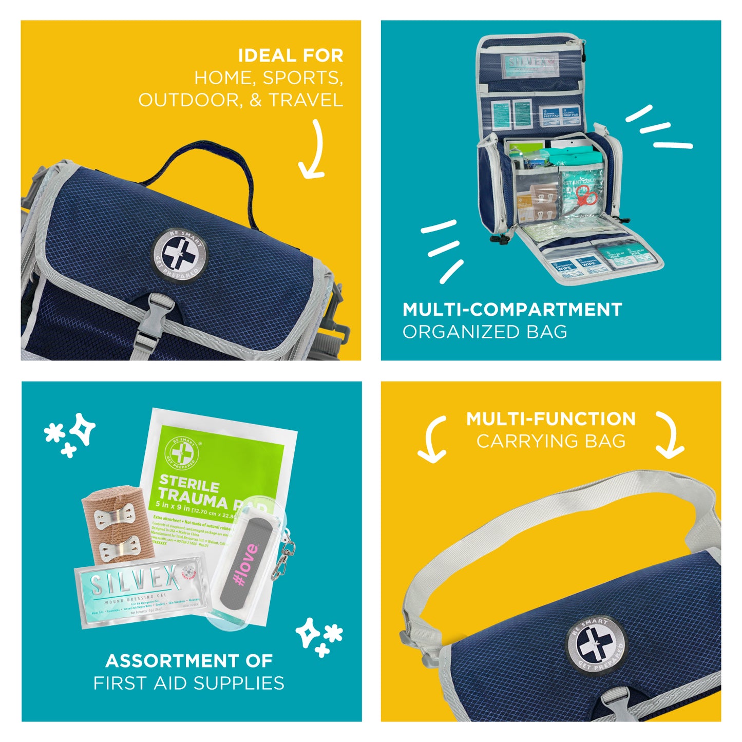 Family Travel First Aid - 200 pieces