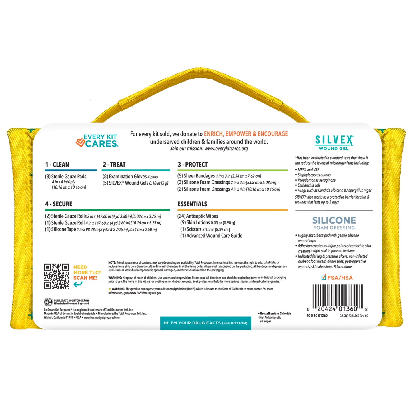 Tender Lovin’ Diabetes-Friendly Wound Care First Aid Kit – 70 pieces