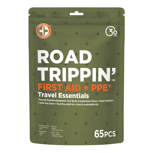 Road Trippin’ First Aid & Travel Essentials – 65 pieces