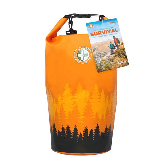 Emergency Survival 2-Person / 3- Day Kit - 131 pieces