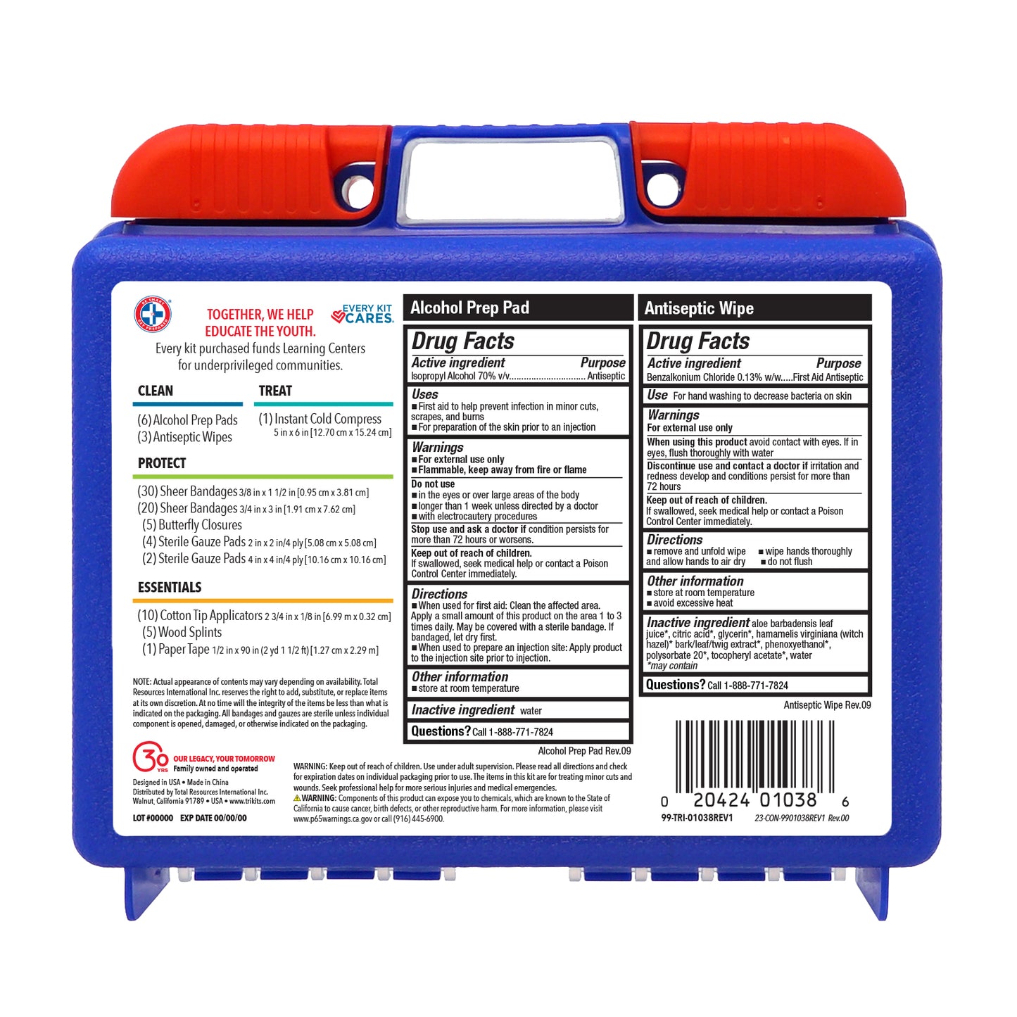 All Purpose First Aid - 87 pieces